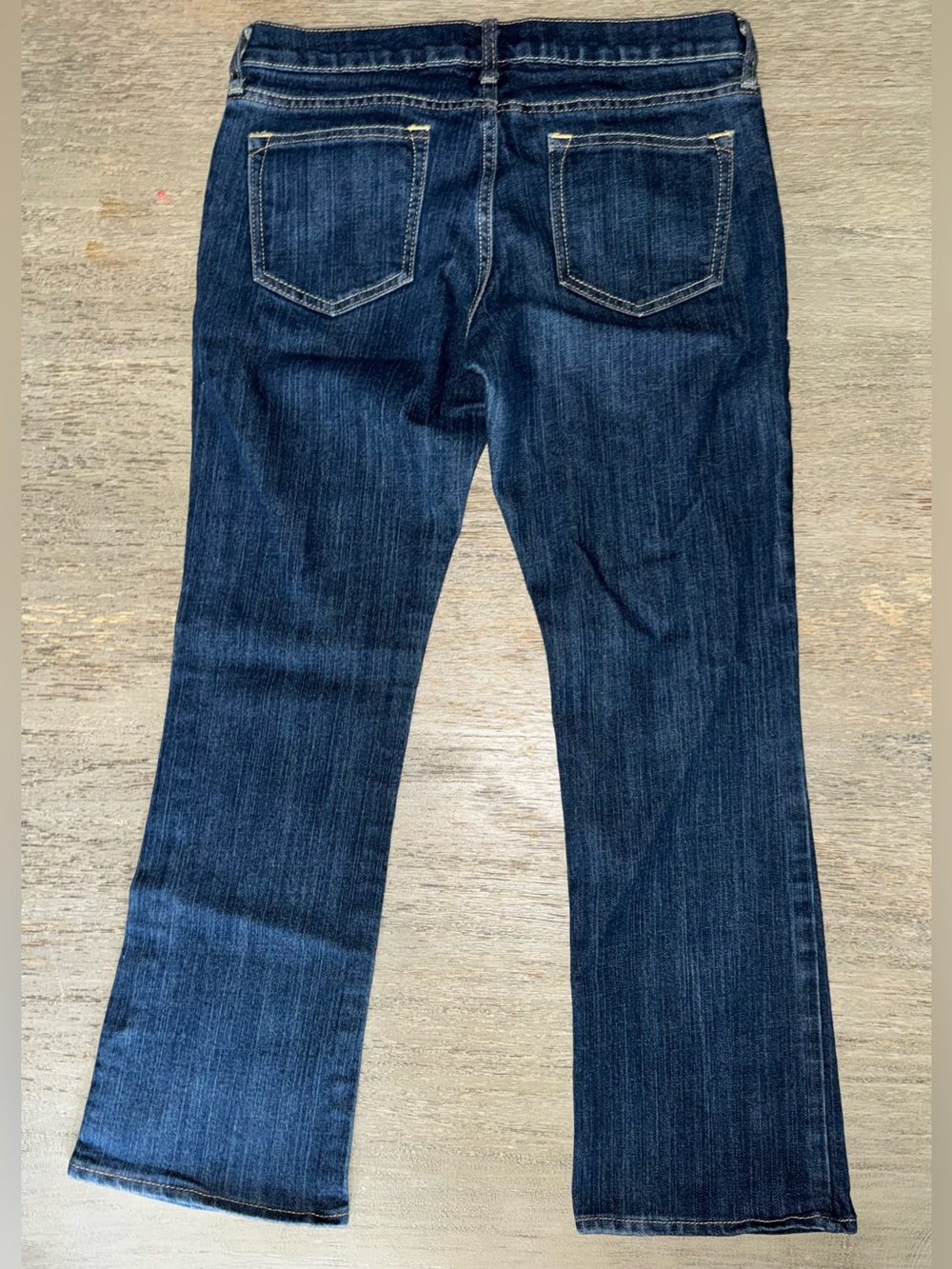 Old navy Diva women’s Dark Blue Denim Jeans, bootcut, size 8 - Picture 2 of 4